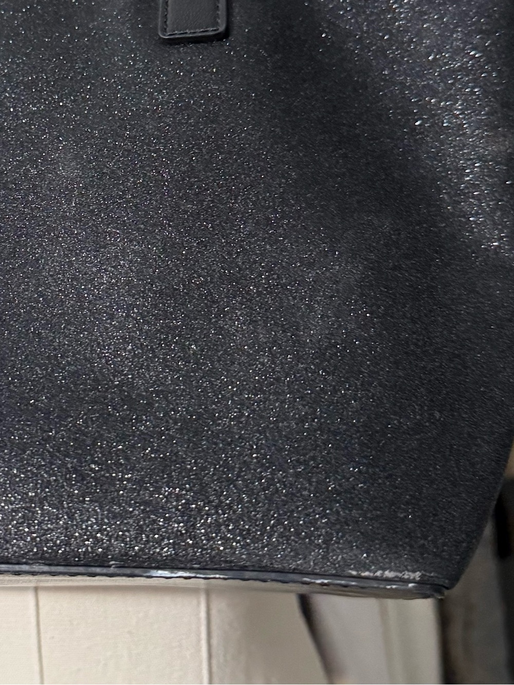 Kate Spade Haven Lane Hani Black Glitter Tote Bag - Picture 13 of 16